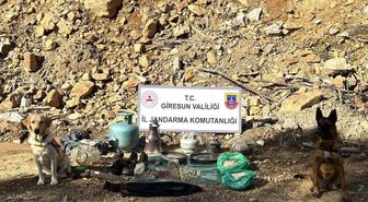 Giresun'da terör örgütüne ait sığınak bulundu