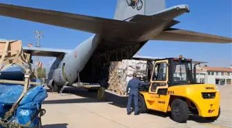 Hava Kuvvetleri Komutanlığı'na ait 2 yardım uçağı daha Gazze için hareket etti