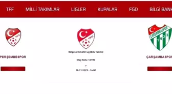 İlginç maç: Çarşambaspor-Perşembespor