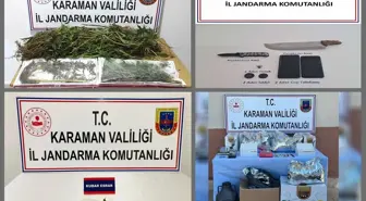 Karaman'da Aranan 22 Kişi Jandarma Tarafından Yakalandı