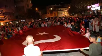 Lapseki'de Filistin'e destek yürüyüşü