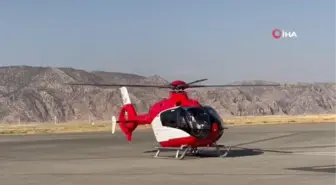 Şırnak'ta 4. kattan düşen kişi ağır yaralandı, ambulans helikopter ile sevk edildi