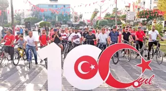 Alanya'da 100. Yıl Bisiklet Turu düzenlendi