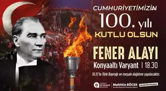 Antalya Büyükşehir Belediyesi, Cumhuriyet'in 100. Yılını Konserler ve Fener Alayıyla Kutluyor