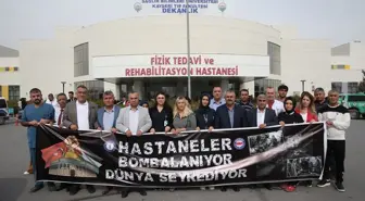 Kayseri ve Niğde'de Sağlık Çalışanları İsrail'in Gazze'ye Yönelik Saldırılarını Kınadı