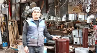 Mudurnu'da Fındık Sobası İmalatı Yapan Demirci