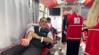 Rize İl Jandarma Komutanlığı'ndan Kızılay'a Kan Bağışı Desteği