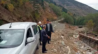 Trabzon'un Çaykara ilçesinde Karaçam Mahallesi'ne ziyaret