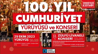 Kadıköy'de Cumhuriyetin 100. Yılı Coşkusu