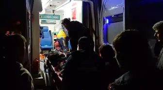 Tarım aracının ezdiği kişi ağır yaralandı