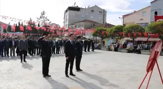 Samsun'un Asarcık ilçesinde Cumhuriyet Bayramı çelenk sunma töreni düzenlendi