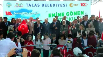 Talas'tan 100. yılda 'eğitim yuvası' açılışı