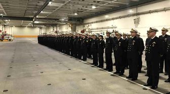 TCG Anadolu Gemisinde Cumhuriyet Bayramı Töreni