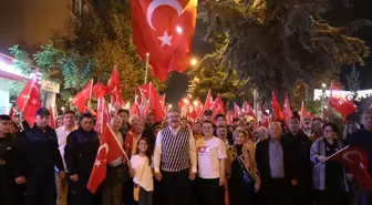 Amasya'da Cumhuriyet'in 100. yılı fener alayı ile kutlandı