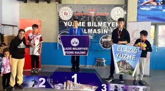 Elazığ Belediyesi Yüzme Yarışmalarında 57 Madalya Aldı