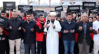 Konya'da İsrail'in Filistin'deki zulmü protesto edildi