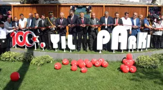 Hatay'da Cumhuriyet'in 100. yılına özel park açıldı