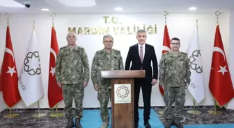 Ordu Komutanı Korgeneral Metin Tokel, Mardin Valisi ve Büyükşehir Belediye Başkan Vekili Tuncay Akkoyun'u ziyaret etti