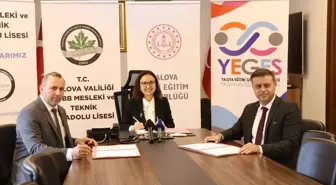 Yalova Belediyesi, TOBB Mesleki ve Teknik Anadolu Lisesi öğrencilerinin ürettiği çiçekleri kullanacak