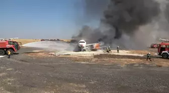 Şanlıurfa'da uçak kazası tatbikatı yapıldı