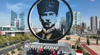 Çankaya Belediyesi, Eskişehir Yolu'na Dev Atatürk Anıtı Yaptı