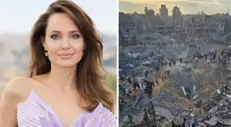 Angelina Jolie, Gazze'deki saldırıya tepki göstererek ateşkes çağrısında bulundu