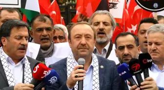 TOÇ BİR-SEN Üyeleri İsrail'in Gazze'ye Saldırılarını Protesto Etti