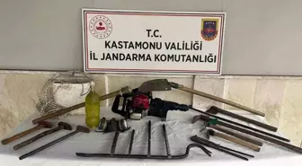 Kastamonu'da Kaçak Kazı Yapan 4 Kişi Gözaltına Alındı