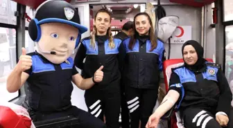 Van İl Emniyet Müdürlüğü Toplum Destekli Polislik Şube Müdürlüğü Kan Bağışında Bulundu