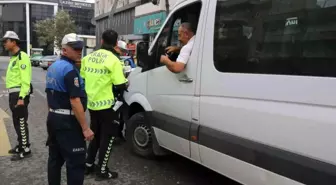 Şanlıurfa'da Okul Servis Araçlarına Ortak Denetim