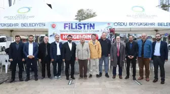 Ordu Büyükşehir Belediye Başkanı Filistin Kermesini Ziyaret Etti