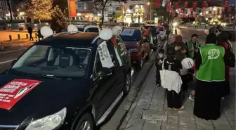 İHH öncülüğünde Filistin için özgürlük konvoyu Tekirdağ'dan yola çıktı