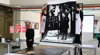 NKÜ Öğrencileri Atatürk Gravürü Yaptı