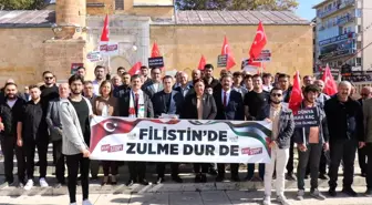 Kırşehir'de AK Parti Gençlik Kolları İsrail-Filistin savaşını kınadı