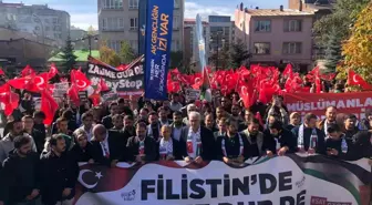 AK Partili gençler Filistin için toplandı