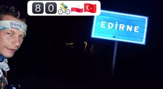 Lenfoma Hastası Bisikletçi Türkiye'ye Ulaştı