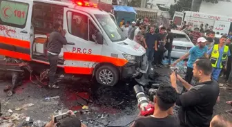 İsrail Gazze'de ambulans konvoyuna ve okula saldırdı: 35 kişi hayatını kaybetti
