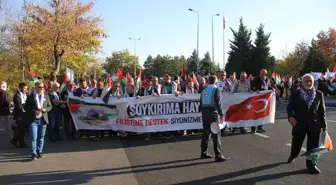 Kayseri'de sivil toplum kuruluşları İsrail'i protesto etti