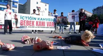 Erzurum'da İsrail'in Gazze'deki vahşetini protesto eden gençler