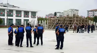 Samsun'da '100. Yıl Anıtı' İnşaatı İmara Aykırı Olduğu Gerekçesiyle Durduruldu