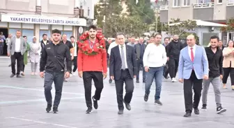 Dünya 2.'si Mustafa Olgun Samsun'da Coşkuyla Karşılandı