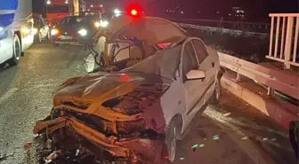 İstanbul-İzmir Otoyolu'nda Art Arda 2 Kaza: 1 Ölü, 5 Yaralı