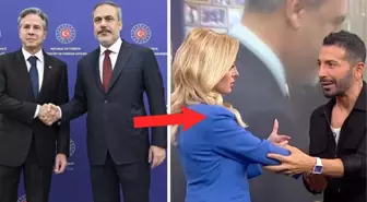 CNN Türk canlı yayınında ilginç anlar! Hakan Fidan ile Blinken'ın tokalaşmasından olay başka yerlere gitti