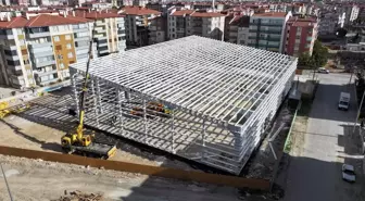 Karatay Belediyesi Kapalı Tenis Kortu Yapımı Devam Ediyor