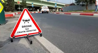 Fatih'te Yayalara Yol Vermeyen Sürücülere Dron Destekli Denetim