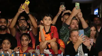 Galatasaray, Hatayspor maçı için Mersin'e geldi