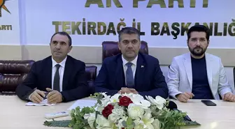 AK Parti Tekirdağ İl Başkanı Ali Gümüş: Yerel seçimlerde aday adaylarından bağış Gazze'ye gönderilecek