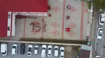 Gönüllülerin oluşturduğu koreografi büyük beğeni topladı