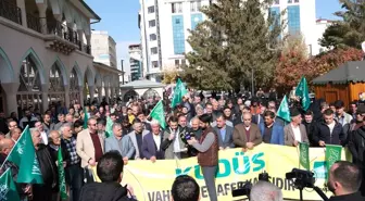 İsrail'in Filistin'e yönelik saldırıları Van ve Hakkari'de protesto edildi