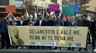 Muş'ta İsrail'in Gazze'ye yönelik saldırıları protesto edildi